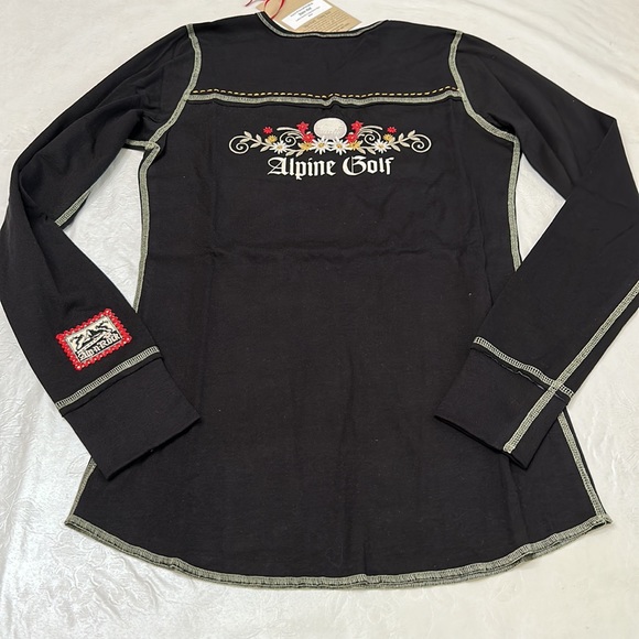 Alp-n-Rock ALPINE GOLF Henley - Black